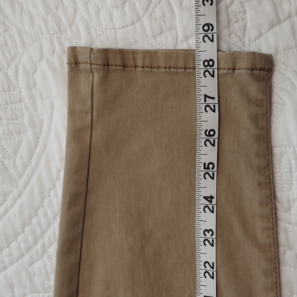 - Sonoma Women's Mid Rise Tan Skinny Stretchy Jegging Pants, Size 14, Like New - Picture 9 of 9